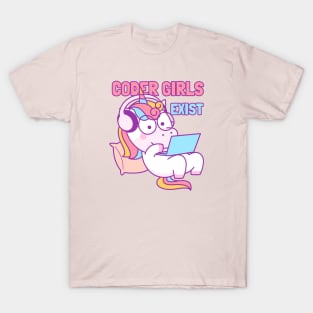 Coder girls exist T-Shirt